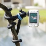 Trépied "FlexPro" pour smartphone, GoPro et appareils photo, 27cm, Hama bleu – Image 6
