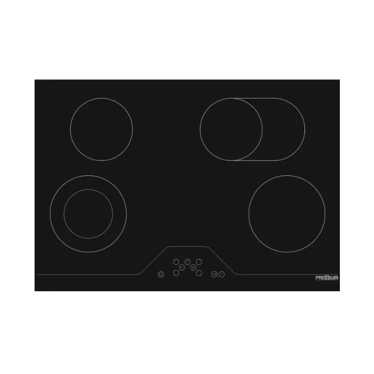 Plaque électrique PREMIUM 84Cm Noir PVC84