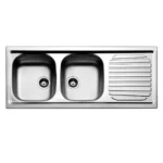 Évier Firenze FOCUS Line Inox Droite - FH 1162 D