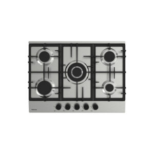 Plaque de cuisson FOCUS 5 feux 70 cm Fonte Inox F.478X