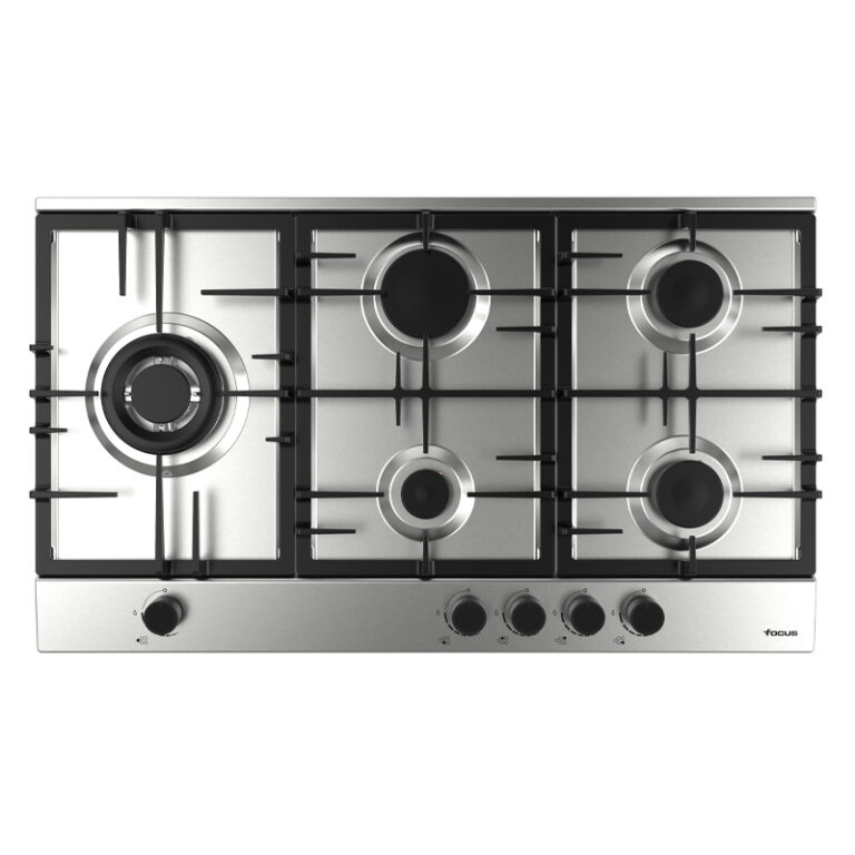 Plaque de Cuisson FOCUS 5 Feux 90 Cm Inox F.40789XS