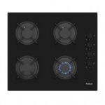 Plaque encastrable PREMIUM émaillée 4 Feux Noir - AP1640.BS03