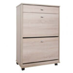 Porte Chaussure SOTUFAB 2P+1T STRATIFIE Chêne Brut PC37CB