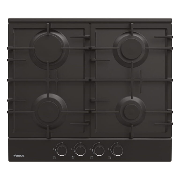 Plaque de cuisson FOCUS 4 Feux 60 cm Noir F.408B