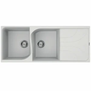 Evier-Graniteck-Focus-F.116W-Blanc