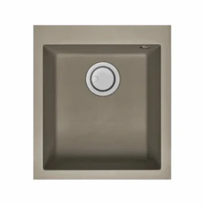 Evier-Graniteck-Focus-QUADRA.40A-Grege