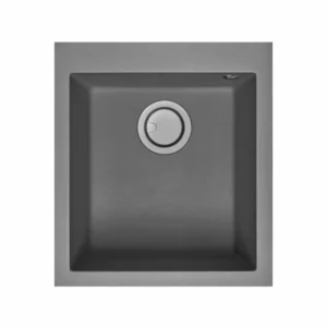 Evier-Graniteck-Focus-QUADRA.40G-Gris