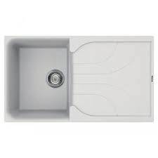 Evier Focus Graniteck Blanc-F.86W