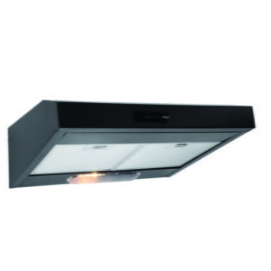 Hotte casquette FOCUS 60 cm Noir F.602B