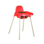 chaise haute prima slim rouge