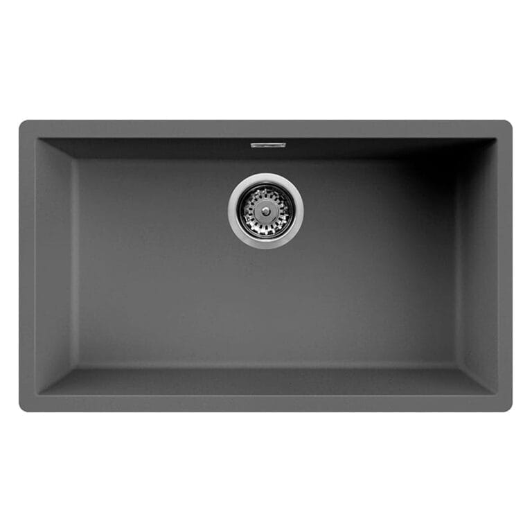 Evier Sous-Plan Focus Granitek 76 cm Gris SMILE.76G