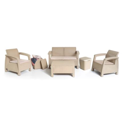 Salon Carthage SOTUFAB Plast 6 Personnes CHS057