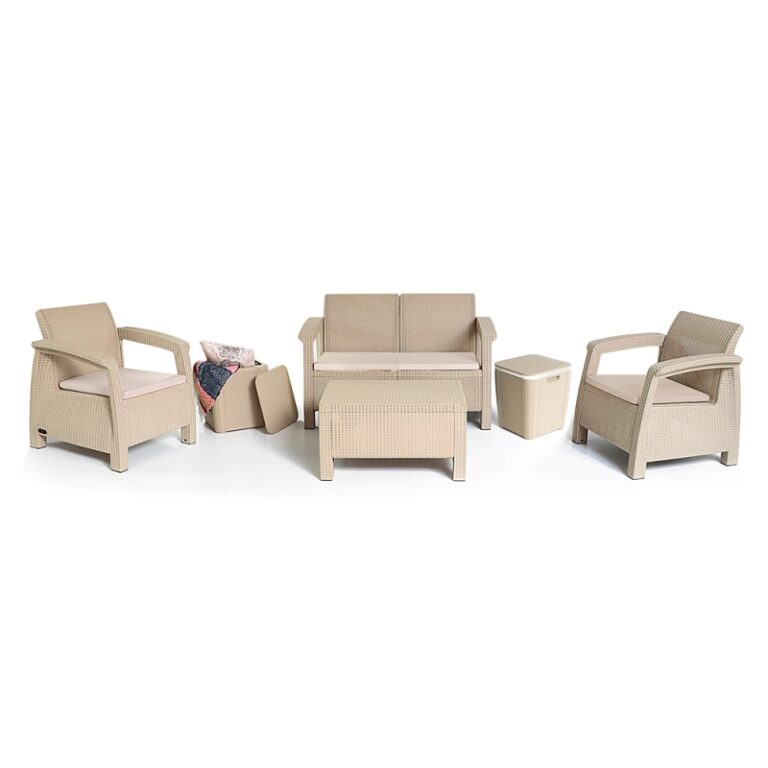 Salon Carthage SOTUFAB Plast 6 Personnes CHS057