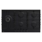 Plaque de cuisson FOCUS 5 feux 90 cm Fonte Noir F.4789B