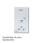 Chauffe-bain Florence 10L au gaz bouteille F10LR-GO