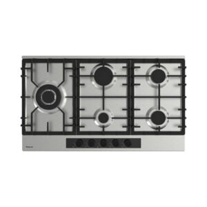 Plaque de cuisson FOCUS 5 Feux Fonte Inox 90 Cm F.8014XS