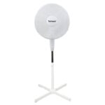 Ventilateur sur Pied TECHWOOD 45W Blanc TVE-433