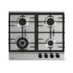 Plaque de cuisson FOCUS 4 Feux Fonte 60 cm Inox F.8004XS