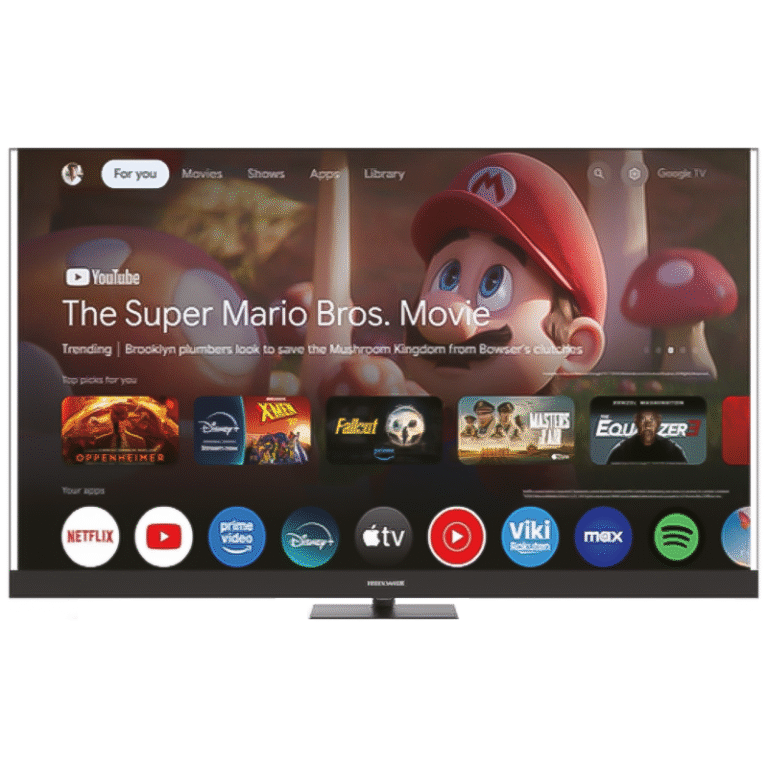 TV MAXWELL 55 Pouces QLED 4K Smart Tv + Récepteur intégré QA55MG60SB
