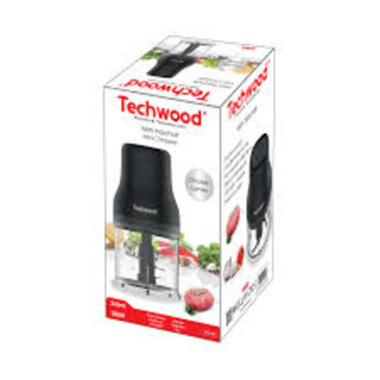 Mini Hachoir électrique Techwood 200 Watts 500 ml Noir THA-340