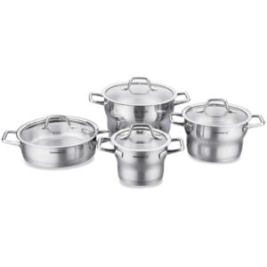Batterie De Cuisine Korkmaz Estima Inox A1957