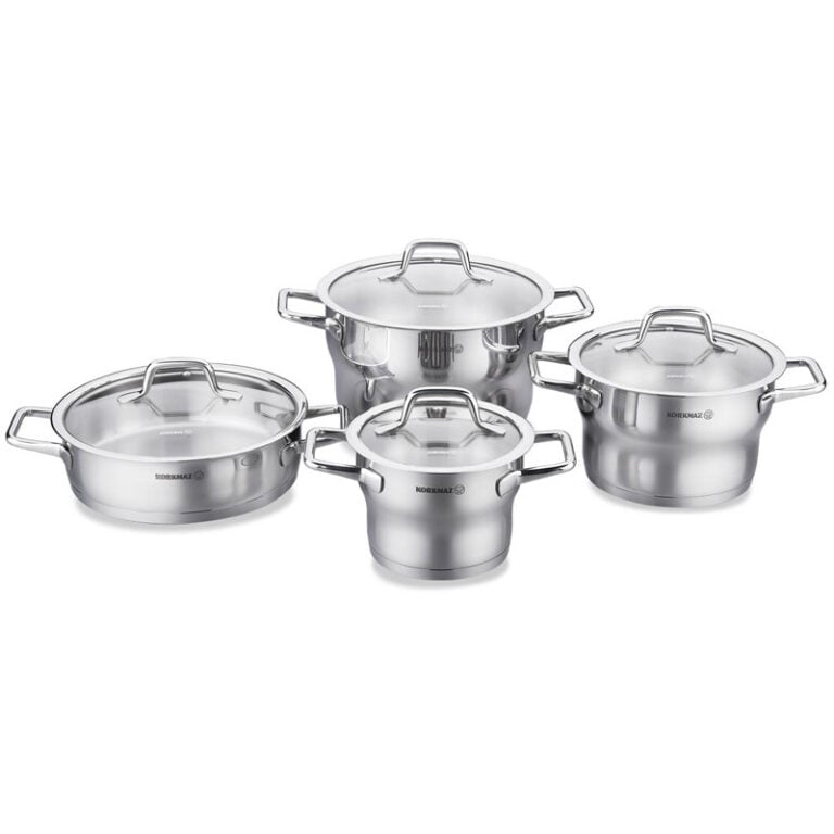 Batterie De Cuisine Korkmaz Estima Inox A1957
