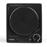 Plaque Réchaud LIVOO 1 Feu 1500W Noir DOC167N