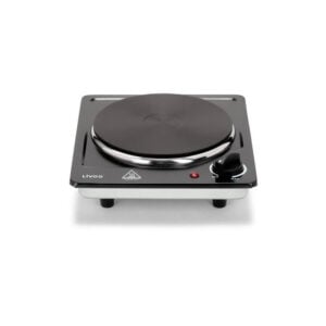 Plaque Encastrable LIVOO 1 Feu 1500W Noir DOC167N
