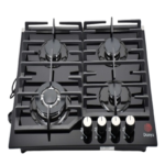 Plaque de cuisson Dunya encastrable 4 Feux 60 cm Vitro Noir D-6095 GB