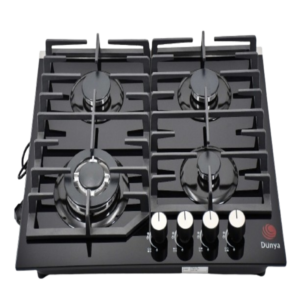 Plaque de cuisson Dunya encastrable 4 Feux 60 cm Vitro Noir D-6095 GB