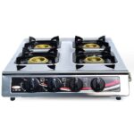 Réchaud Plat à Gaz FLORENCE 4 Feux Inox 7140