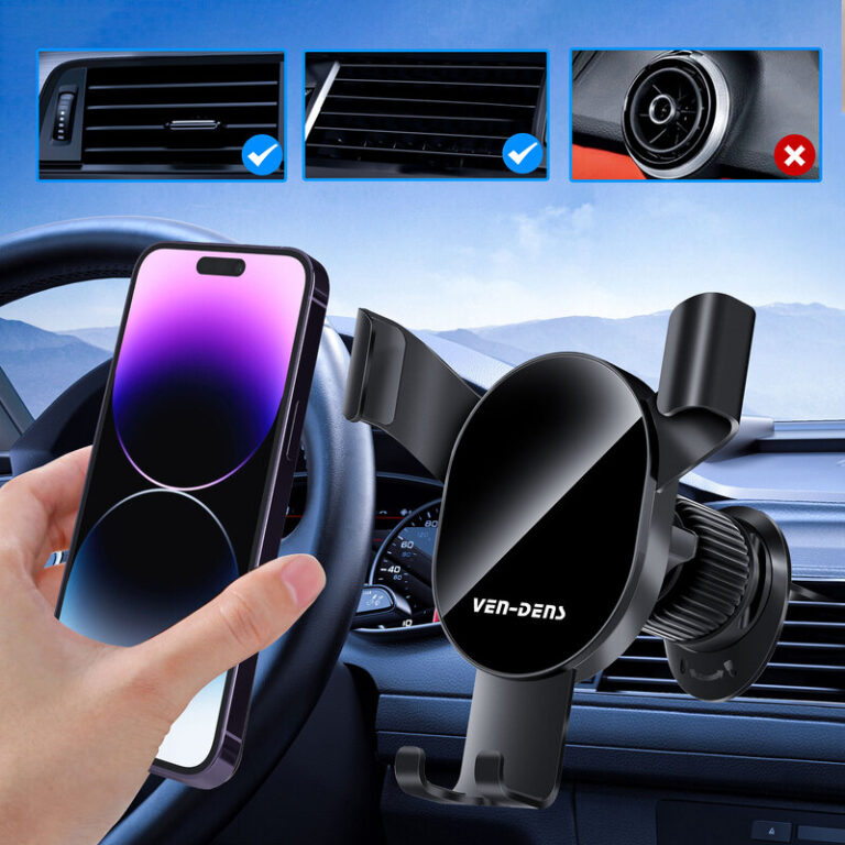 Support Téléphone Voiture VEN-DENS Noir VD-HD020