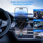 Support Téléphone Voiture VEN-DENS Noir VD-HD020