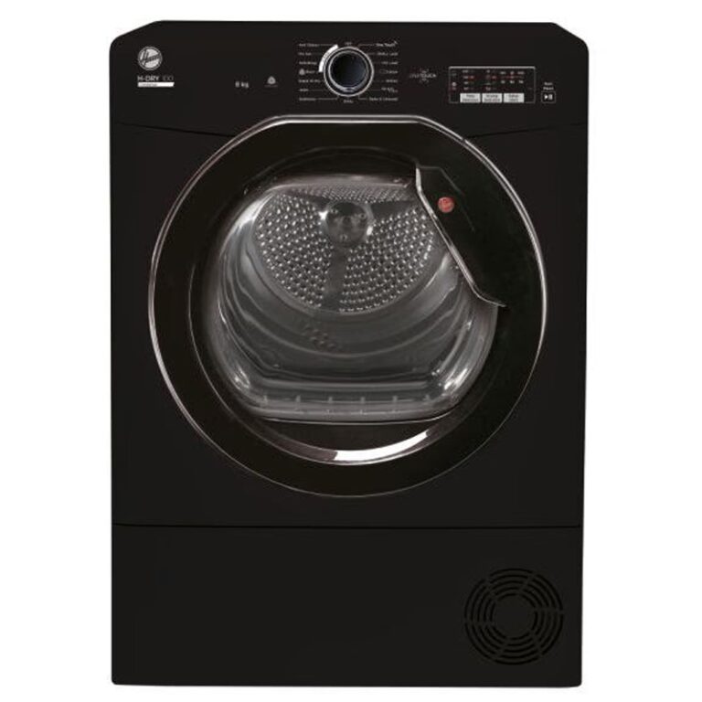 Sèche-linge Frontale HOOVER à condensation 8Kg Noir HLEC8LGB