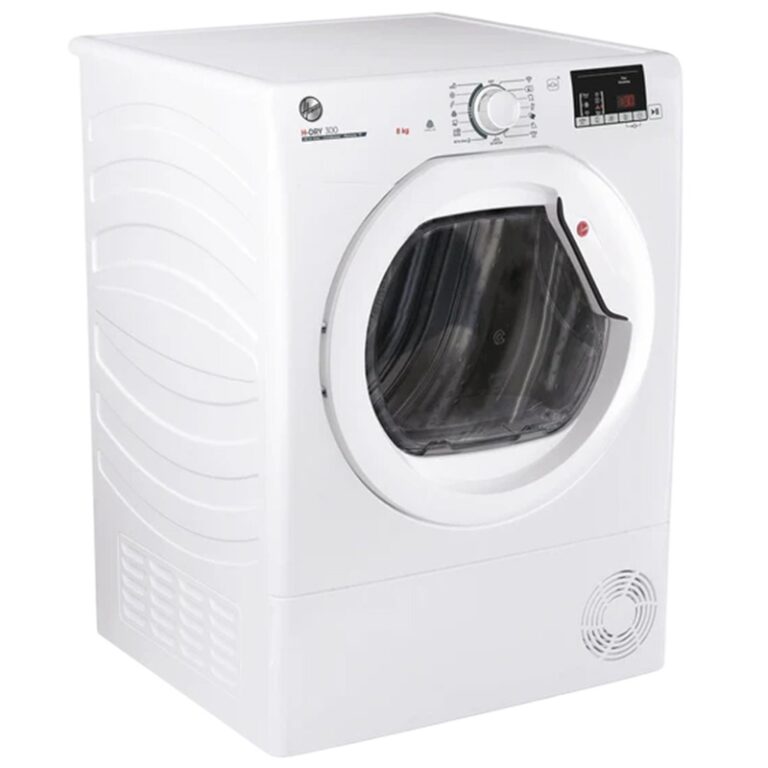 Sèche-linge Frontal HOOVER à condensation 8 Kg Blanc HLEC8DG-80