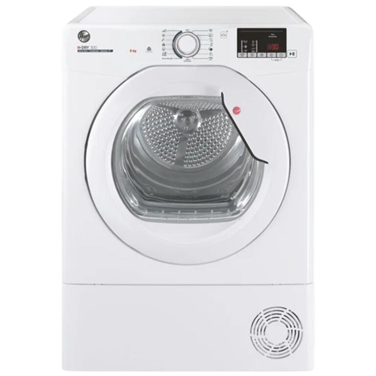 Sèche-linge Frontal HOOVER à condensation 8 Kg Blanc HLEC8DG-80