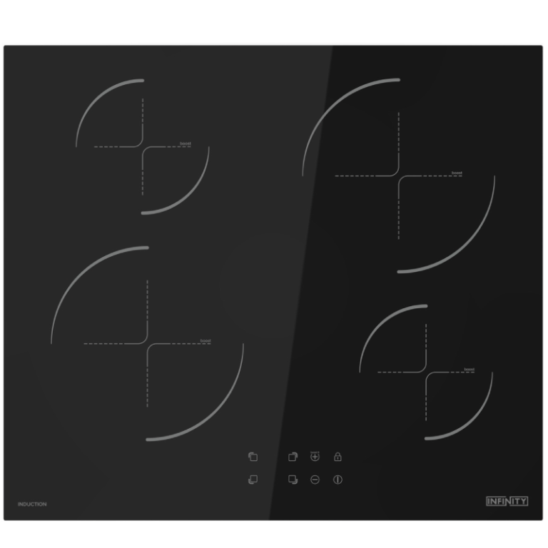 Plaque à induction Infinity 4 Feux Noir H 7G 4IG60-A
