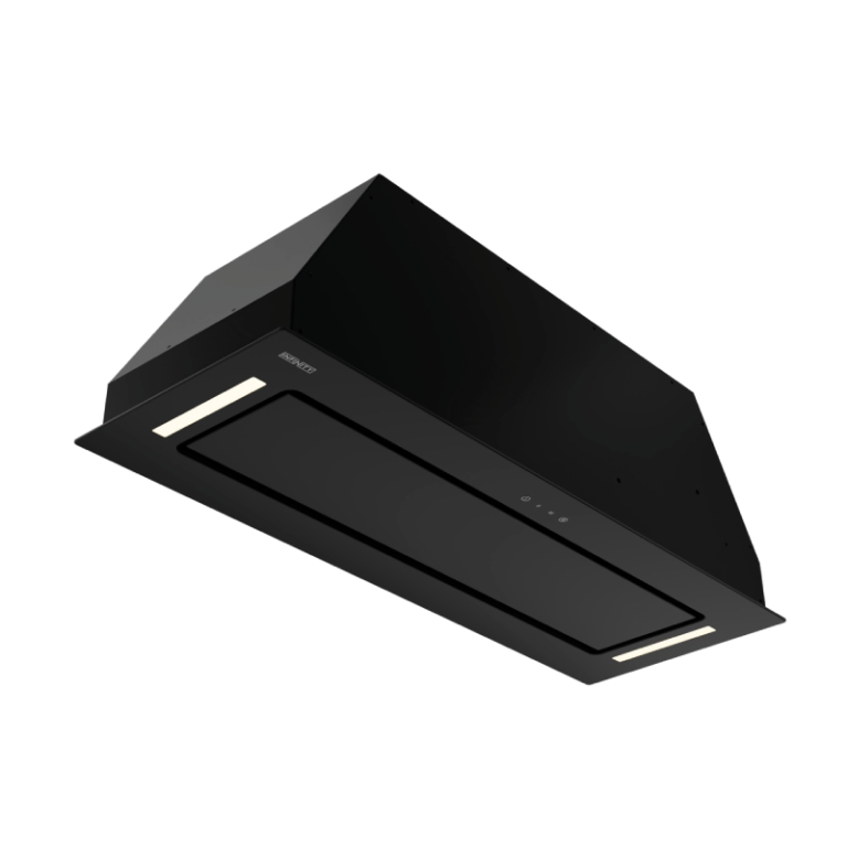 Hotte Encastrable INFINITY 80 Cm Verre Trempe Noir AGB2035-80B