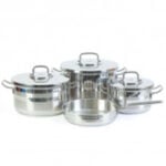 Batterie de Cuisine Korkmaz Astra 7 Pièces Inox A2054