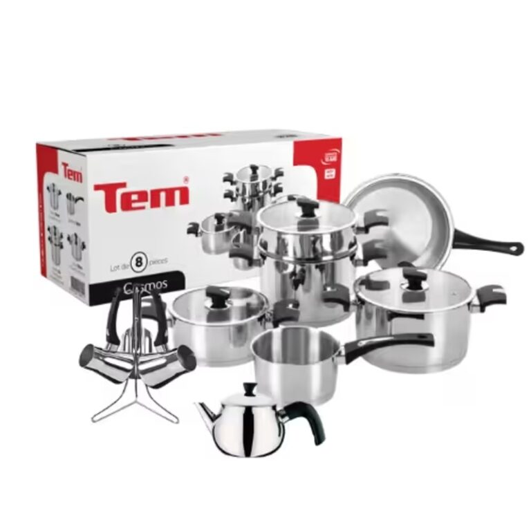 Batterie De Cuisine COSMOS TEM 15 Pièces Inox W40115B