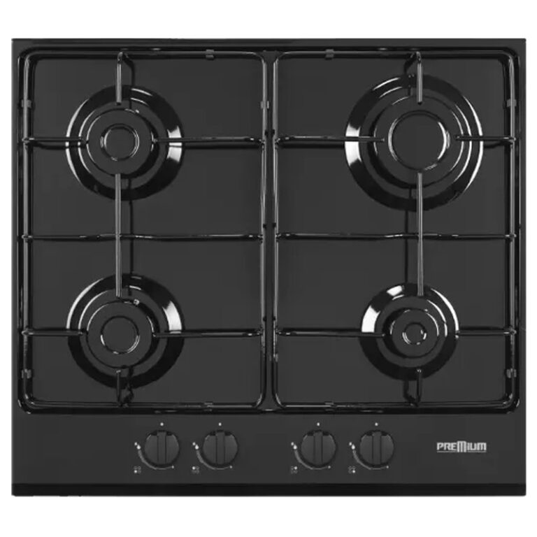 Plaque de cuisson PREMIUM 4 Feux 60 Cm Emaillée Noir APB640.BS03