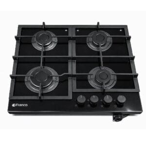 Plaque de cuisson FRANCO 4 Feux 60 Cm Fonte Vitro Noir FR 447-BF