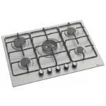 Plaque de cuisson encastrable FRANCO 5 Feux 70 Cm Emaillé Inox 70350-I