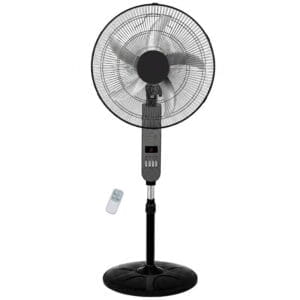 Ventilateur sur pied FRANCO 18 pouces Noir FR903B