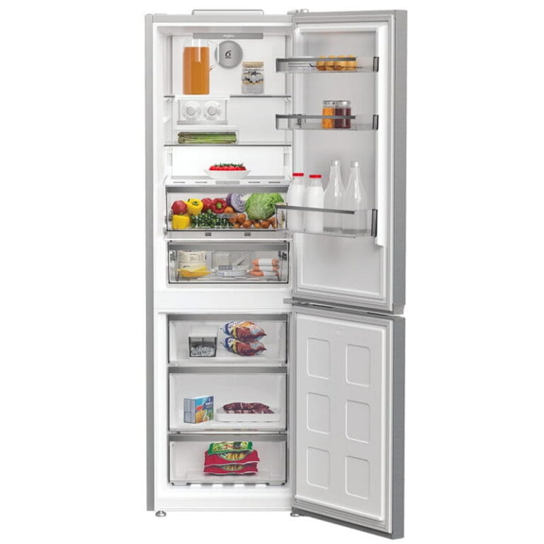 Réfrigérateur Whirlpool Combiné 316L 6ème Sens Dual NoFrost Inox WBMF 606374 XNA