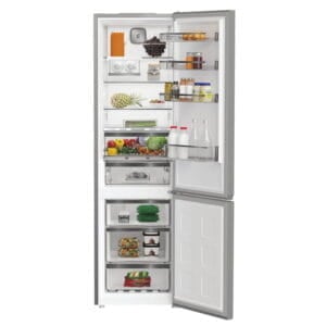 Réfrigérateur WHIRLPOOL Combiné 6ème Sens 250L NoFrost Inox WMBF 606404 XNA