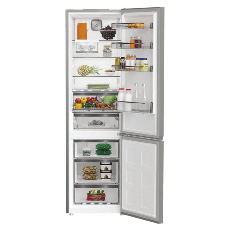 Réfrigérateur WHIRLPOOL Combiné 6ème Sens 250L NoFrost Inox WMBF 606404 XNA