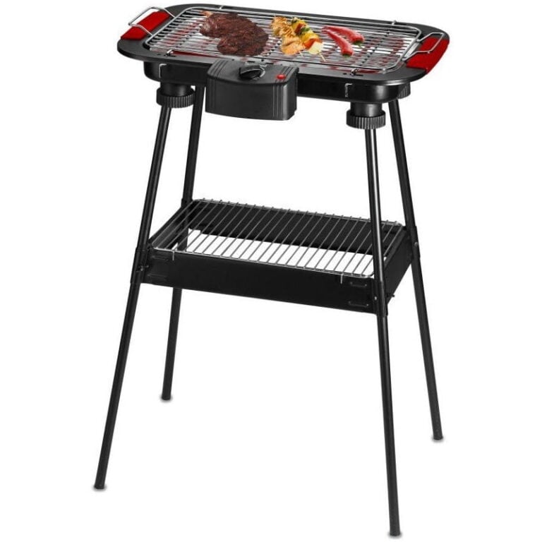 Barbecue Électrique sur pieds ou de Table Techwood 2000W TBQ-825P