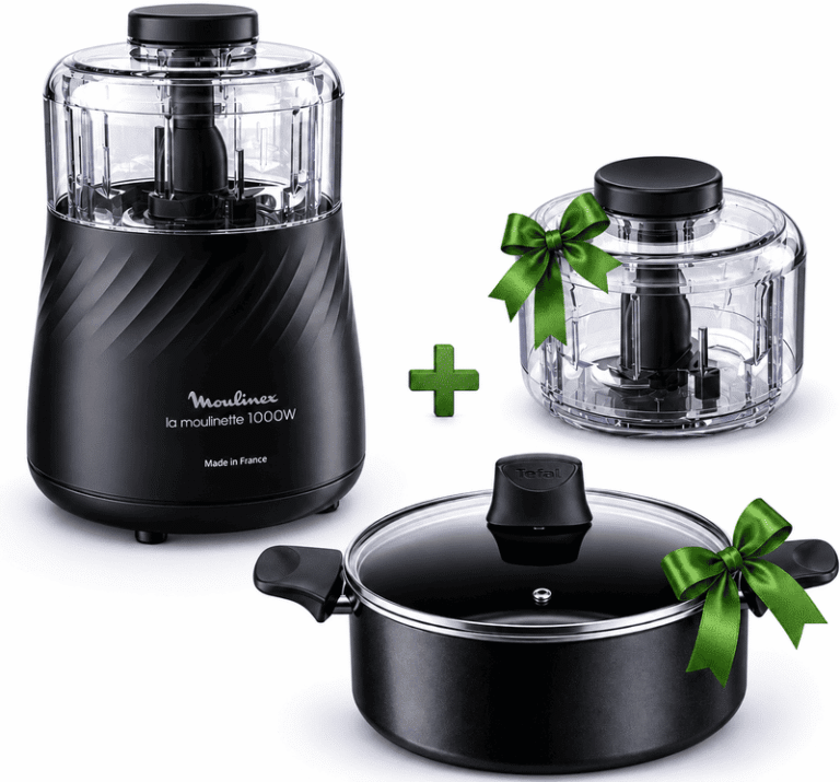Moulinette MOULINEX 1000W 0,3L Noir DPA7R8M2