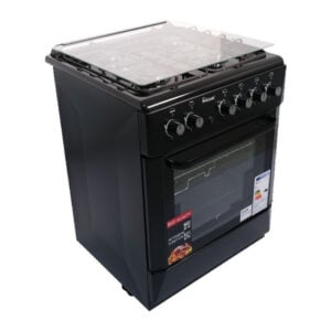 Cuisinière à Gaz PROCOOK 4 Feux 60 cm Noire TG6640N